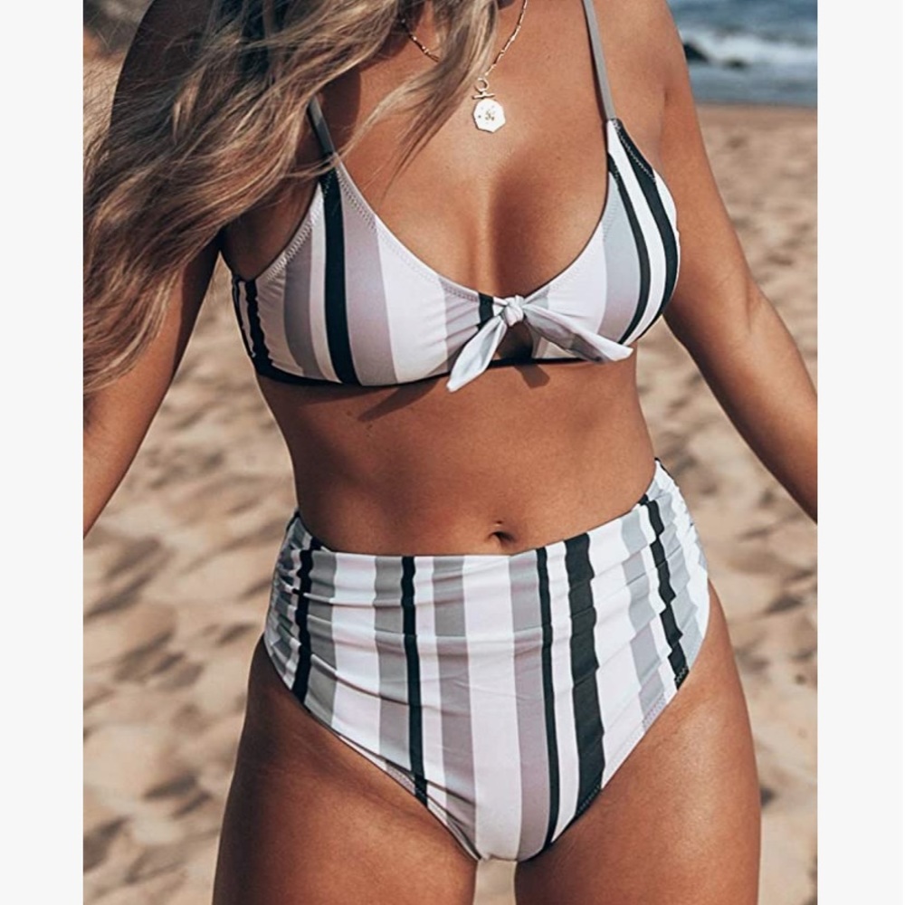 CUPSHE striped bikini.